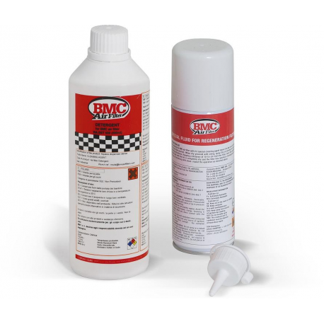 BMC, sada pro čištění a mazání vzduchových filtrů, sprej (COMPLETE WASHING KIT, DETERGENT+SPRAY)