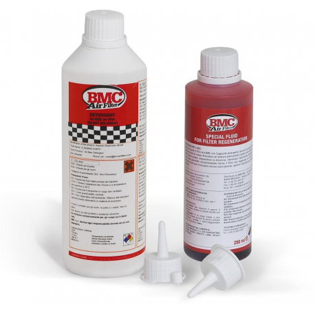 BMC, sada pro čištění a mazání vzduchových filtrů (COMPLETE WASHING KIT, DETERGENT+OIL BOTTLE)