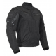 Roleff, textilní bunda s membránou Wind-Tex, model Riga, černá barva, velikost 6XL