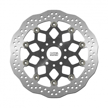 NG, přední brzdový kotouč, KTM DUKE 890 R ABS '20-'22 (320X52X5MM) (5 otvorů) plovoucí (alu unašeč) WAVE