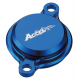 Accel, víčko olejového filtru, YZF 250 '14-'17, YZF 450 '10-'16, WR 250F '15-'17, WR 450F '16, modrá barva