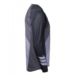 111 Racing, dres Moto 111.3 – GUNMETAL, barva šedá/černá, velikost S