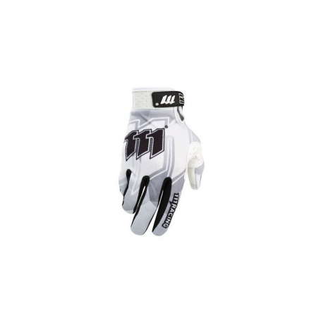111 Racing, rukavice Moto 111 RA WHITE/BLACK, barva bílá/černu, velikost L