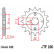 JT, přední řetězové kolečko 266 14 Honda CR 125 '79-'85 (26614JT) (řetěz 520)