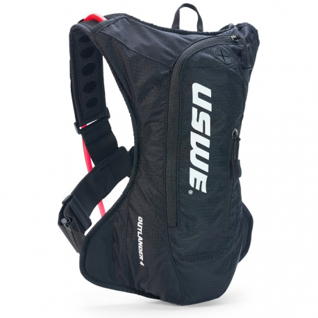 USWE, Camel Bag Outlander 4 BLACK, černá barva, objem 3L zásobník (3L+4L batoh)