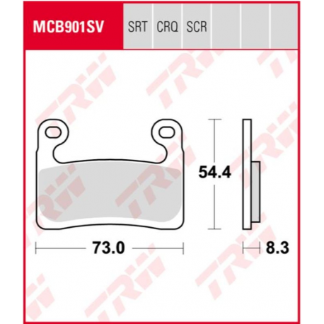 TRW Lucas, brzdové destičky SINTER STREET BMW R 1250 GS ADVENTURE 19-21, BMW R 1250 GS 19-21, BMW R 1250 RT 19-21, BMW S 1000 RR