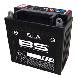 BS, akumulátor BB7-A (FA) (YB7-A) 12V 8AH 135X75X133, bezúdržbový - nalitý (120A) (6)