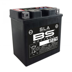 BS, akumulátor BTZ7V (FA) (YTZ7V) 12V 6,5AH 113X70X121, bezúdržbový - nalitý (105A) (8)