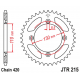 JT, rozeta 4306 50, duralová Racelite, Honda CR 80/85 (430650JTA) (řetěz 420) červená barva