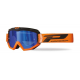 Progrip, MX brýle PG3201 FL Atzaki, barva černá / oranžová Fluo (sklo PG3246C modré zrcadlové, Antiscratch, Anti UV)