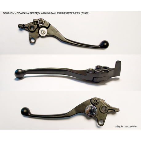 Vicma, spojková páčka, Kawasaki ZX7R/ZXR/ZZR/ZRX, černá barva (DSK01CV)