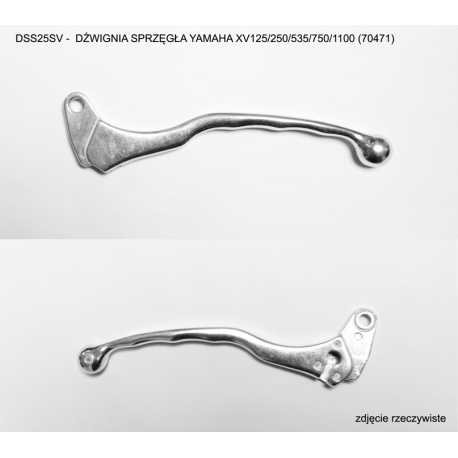 Vicma, spojková páčka, Yamaha XV125/250/535/750/1100, stříbrná barva (DSY05SV)