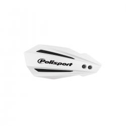 Polisport, chrániče páček Bullit, s montážním kitem 22/28 Honda CR '07-22', CRF '07-21', bílá barva