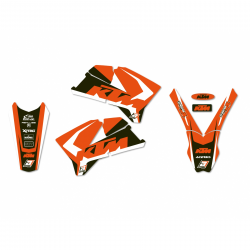 Blackbird, sada polepů, KTM EXC '05-'07, SX/SXF '05-'06 Dream 4