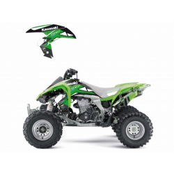 Blackbird, sada polepů, Kawasaki KFX 450 '08-'15 Dream 2, barva černá/zelená