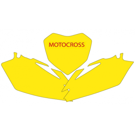 Blackbird, sada tapet pod sportovní čísla, CRF 450R '09-'12 (11), CRF 250R '10-'13 - (výprodej)