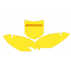 Blackbird, sada tapet pod sportovní čísla, Kawasaki KXF 250 '09-'12 - (výprodej)