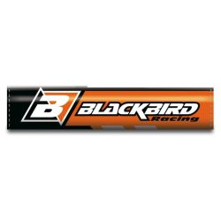 Blackbird, chránič na řidítka (na hrazdu) oranžová barva, logo Blackbird (7)