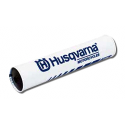 Blackbird, chránič na řidítka (na hrazdu) bílá barva, logo Husqvarna