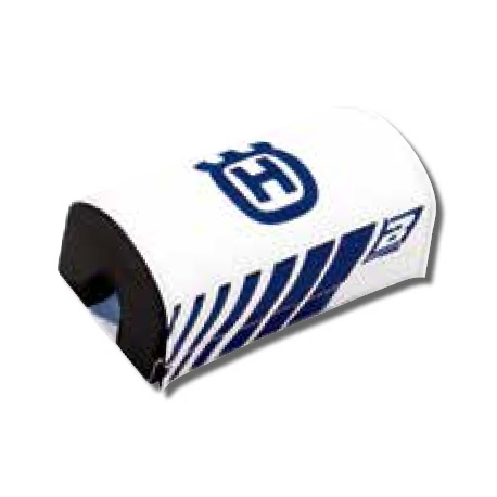 Blackbird, chránič na řidítka Pro Taper (28mm) bílá barva, logo Husqvarna