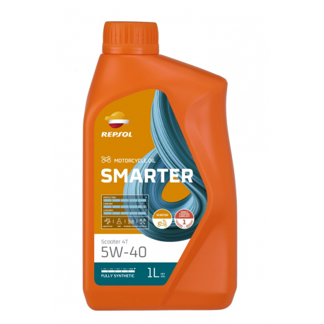 Repsol, motorový olej 4T SMARTER SCOOTER 5W40 1L MA2 (12) - nahrazuje RP164L51
