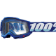 100%, brýle Accuri 2 ENDURO MOTO GOGGLE BLUE – dvojité čiré sklo