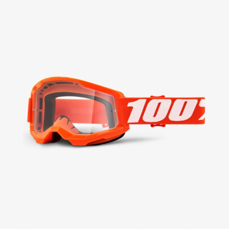 100%, brýle Strata 2 ORANGE, čiré sklo