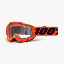 100%, brýle Accuri 2 Enduro Moto Goggle Orange -  dvojité sklo, barva oranžová/černá