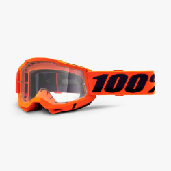 100%, brýle Accuri 2 OTG Goggle ORANGE - čiré sklo
