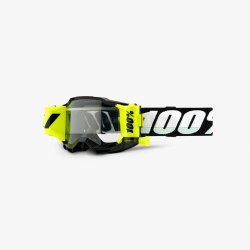 100%, brýle Accuri 2 YOUTH FORECAST (ROLL OFF) GOGGLE BLACK - čiré sklo