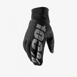 100%,rukavice Cross/Enduro, model Hydromatic Brisker Black (nepromokavé), černá barva, velikost S