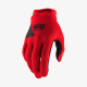 100%,rukavice Cross/Enduro, model Ridecamp RED, červená barva, velikost M