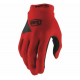 100%,rukavice Cross/Enduro, model Ridecamp RED, červená barva, velikost S