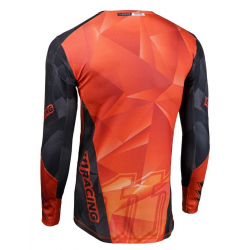 111 Racing, dres Moto 111.1 - RAPID ORANGE, barva černá/oranžová, velikost M