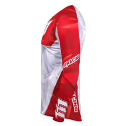111 Racing, dres Moto 111.1 - SHARP RED, barva bílá/červená, velikost XXXL