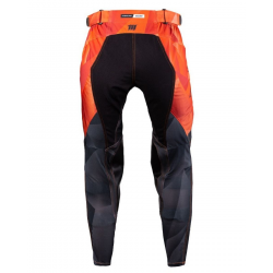 111 Racing, kalhoty Moto 111.1 - RAPID ORANGE, barva oranžová/černá, velikost 32