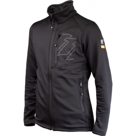 111 Racing, mikina Jet Black, černá barva, velikost XL