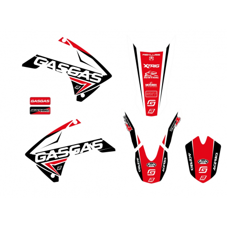 Blackbird, sada polepů Gas Gas EC '10-'11, ECF '10-'13, DREAM 4