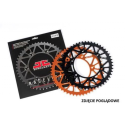 JT, duralová rozeta 4486 47 RACELITE KTM SX 85 '04-'18, 105 XC '07-'11 (448647JTA) (řetěz 428) oranžová barva