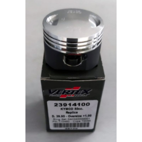 Vertex, pístní sada, Kymco PEOPLE/AGILITY 50 4T (39,75mm) (+0,80mm)