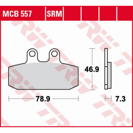 TRW Lucas, brzdové destičky, KH256 Sinter Aprilia ATLANTIC 500 '02-'05, SCARABEO 500 '02-'12, LEONARDO 250 '99-'04, SCARABEO 15