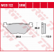 TRW Lucas, brzdové destičky, KH319 Organic Yamaha XP 500/530 T-MAX '01-'18, TDM 900 '02-'14, XV/XVS 950 '09-'18, XT 1200Z TENER