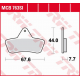TRW Lucas, brzdové destičky, KH271 Sinter Offroad Arctic Cat 250/300/400 2X4/4X4 '98-'04, TBX/TBK 500 4X4 '02-'04, LAVERDA QUAS