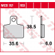 TRW Lucas, brzdové destičky, KH351 Organic GAS GAS TXT 125/200/250/280/300 '04-'11, SHERCO TRIALS 125/250/290/320 '06-, Honda C