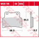 TRW Lucas, brzdové destičky, KH432 Sinter TRACK Aprilia RS 125 '07-'13, SL 750 SHIVER/DROSODURO '07-'17, NA 850 MANA '07-'16, S