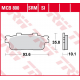 TRW Lucas, brzdové destičky, KH427 Sinter DAELIM QL 125 STEEZER '15-, VL 250 DAYSTAR '17-, PEUGEOT LXR 125 '10-, SYM GTS 125/25