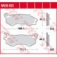 TRW Lucas, brzdové destičky, KH603 Sinter Honda NSC 50/110 '12-, PCX 125/150 '10-, Kymco PEOPLE 125 '16-, PEUGEOT DJANGO 50/125