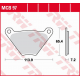 TRW Lucas, brzdové destičky, KH024/2 Organic HARLEY-DAVIDSON FL/FLH/FLHS 1200, FLH/FXB/FXE/FXEF/FXS 1340 '75-'85, přední/zadní,
