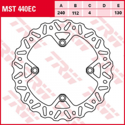 TRW Lucas, zadní brzdový kotouč, Husqvarna CR/WR 125, TE/TC/TXC 250, TE 310/449/511, TXC 511 '11-'13, TE 610 '05-'10, TE 630 '1
