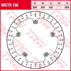 TRW Lucas, přední brzdový kotouč, BMW F 800R '15-, S 1000XR '15-'19, R-NINE T '13-, R 1200R/RT '13-'18, R 1250R/RT '19-, (320X